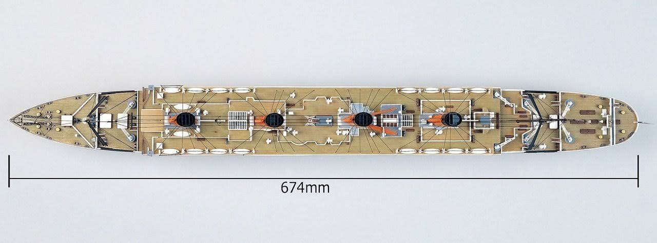 Doyusha 300152 R.M.S. Titanic 1/400 Scale Plastic Kit - Plaza Japan