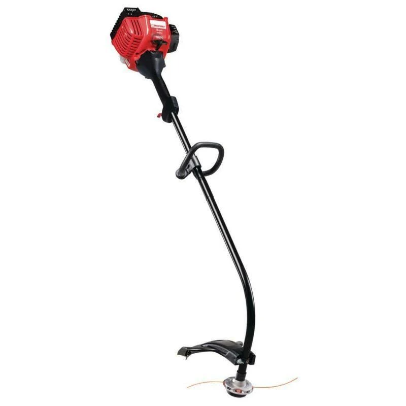 Curved Shaft Trimmer GAS Weed Eater Professional 25cc Fixed Line Wacker Troybilt TB25C
