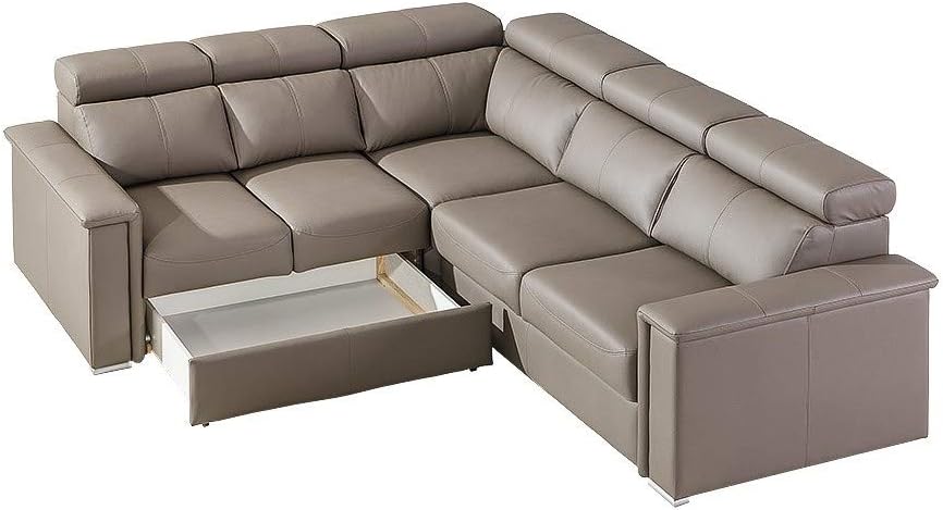 ROPIK Sectional Sleeper Sofa, Left Corner