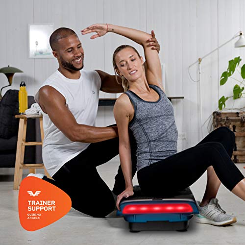 LifePro Rumblex 4D Pro Vibration Plate - Whole Body Vibration Platform Exercise Machine - Home Workout Equipment for Weight Loss, Toning & Wellness - Full Bundle of Bands, Straps & Accessories