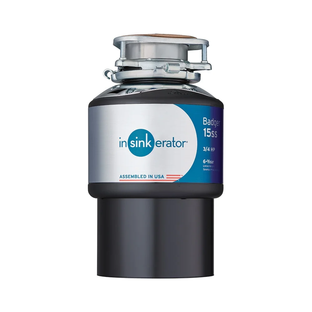 InSinkErator Badger 15ss Non-corded 3/4-HP Continuous Feed Garbage Disposal