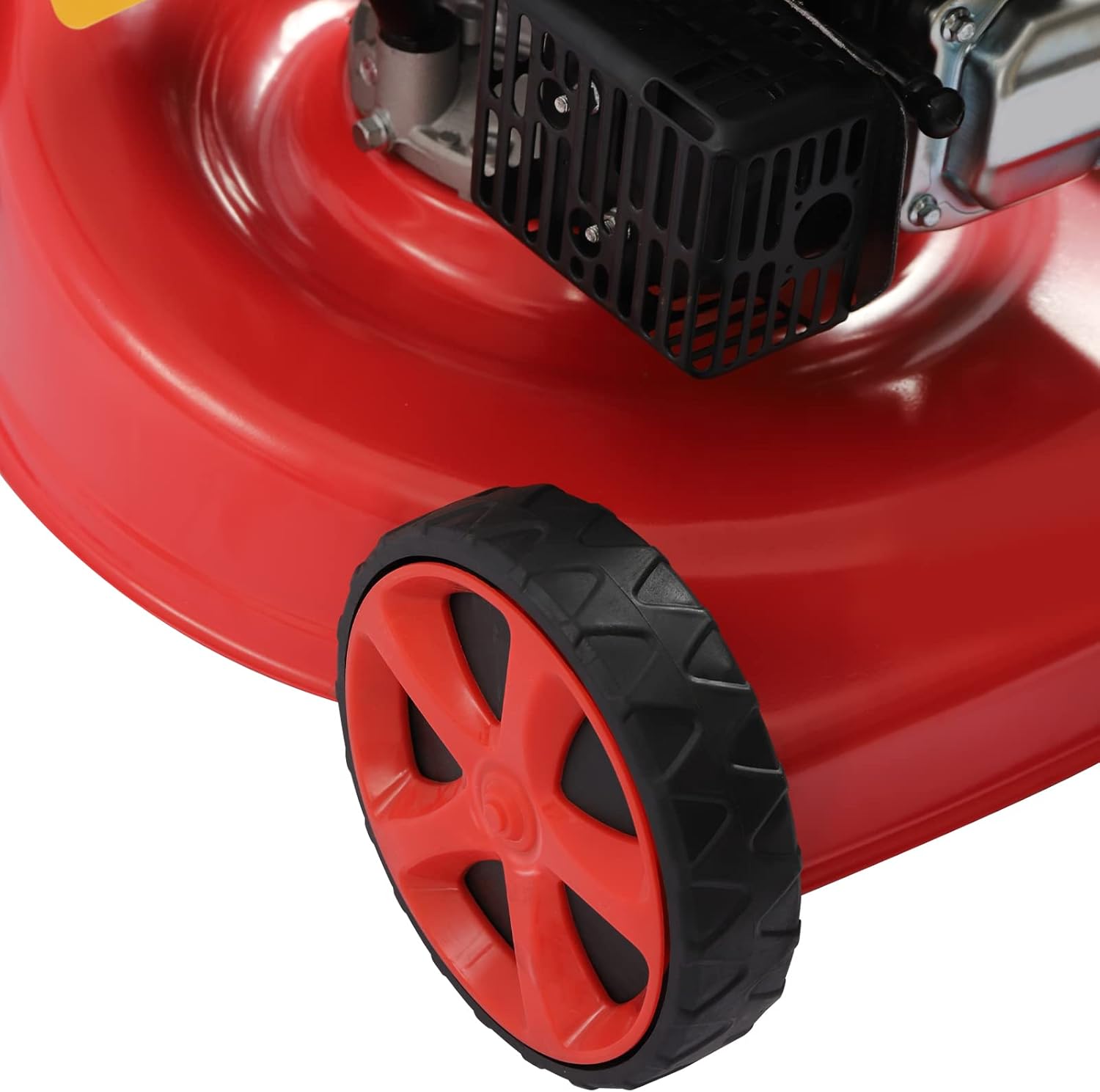 4-Stroke 173CC Self-Propelled Gas Powered Lawn Mower Gas Mower, 8 Adjustable Heights for Small to Medium Sized Yards