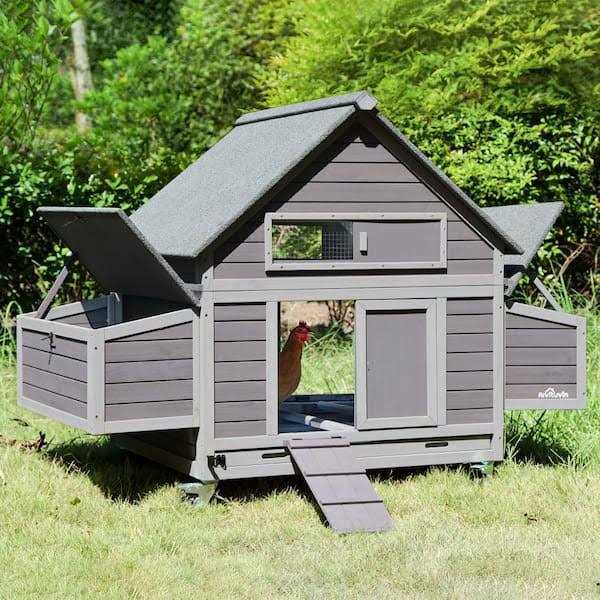 aivituvin Large Chicken Tractor for 2-3 Chickens AIR67 - Pet Supplies online store