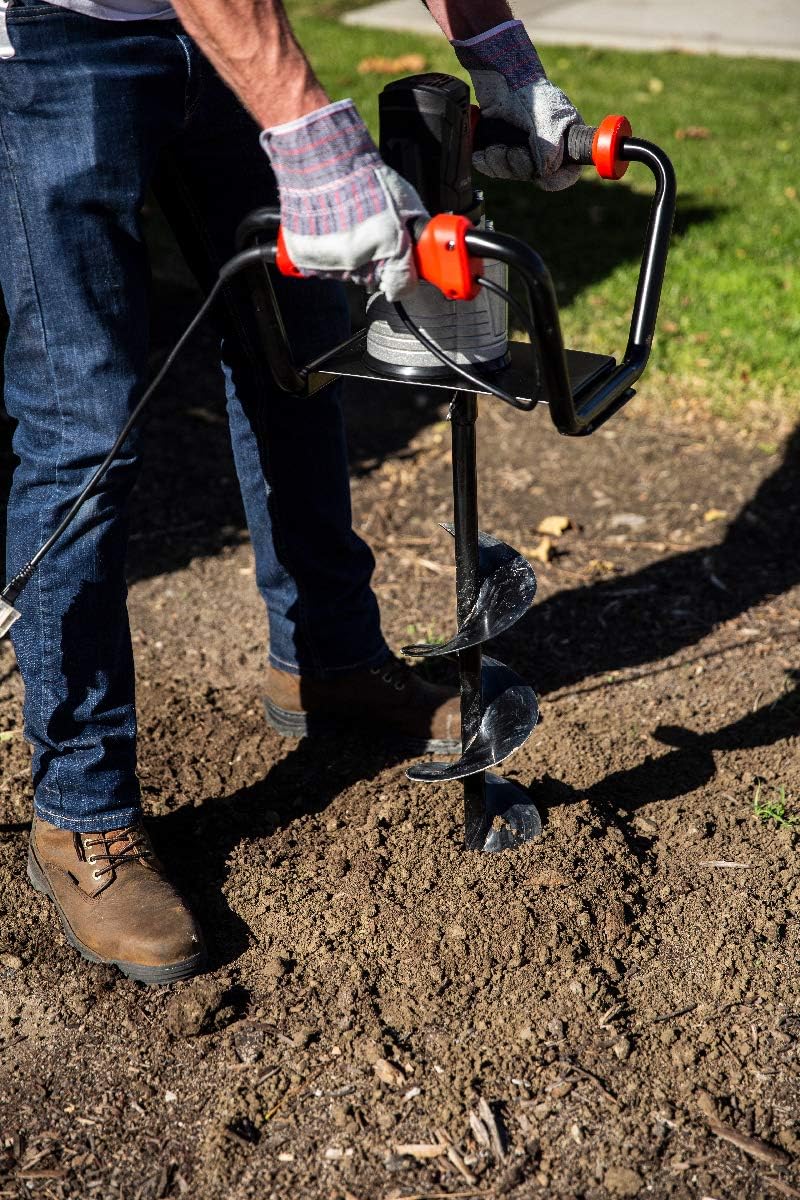 XtremepowerUS 85060 Post Hole Digger w/6" Bit Electric 1500W Auger Digging Drill