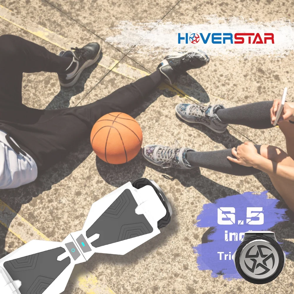Hoverboard 6.5" UL 2272 Listed Two-Wheel Self Balancing Electric Scooter White