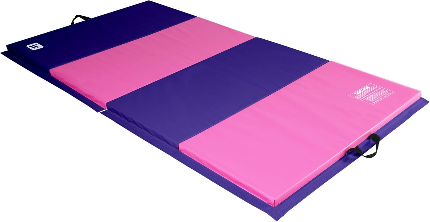We Sell Mats 4 ft x 8 ft x 2 in Personal Fitness & Exercise Mat, Lightweight and Folds for Carrying