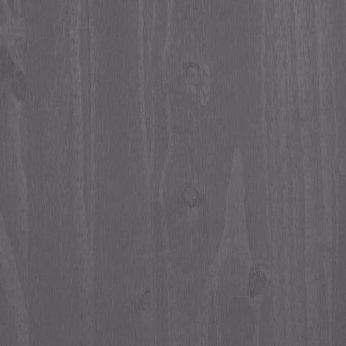Sideboard Light Gray 31.1"x15.7"x31.5" Solid Wood Pine,Decorative and Practical Wooden Sideboard with Ample Storage Storage Cabinet Buffet Table Sideboard
