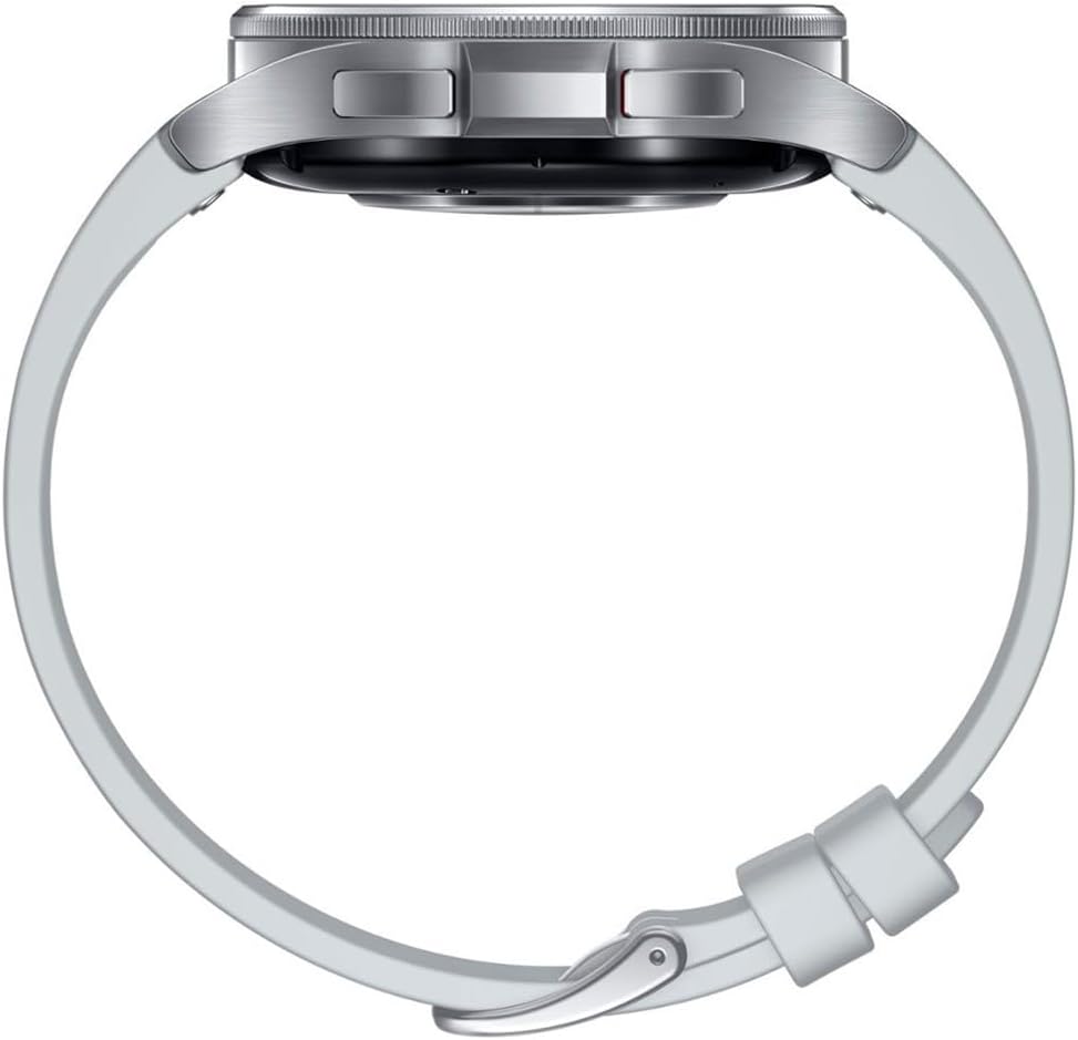 SAMSUNG Galaxy Watch 6 Classic 43mm Stainless-Steel Smartwatch w/Fitness Tracker, Heart Monitor, BIA Sensor, Bluetooth – Silver