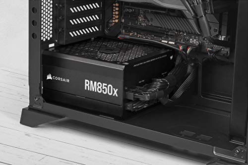 CORSAIR RM1000x Shift Fully Modular ATX Power Supply - 80 Plus Gold - ATX 3.0 - PCIe 5.0 - Zero RPM - Modular Side Interface - White