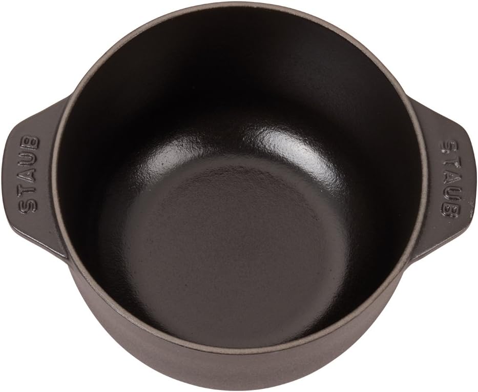 Staub Cast Iron 1.5-qt Petite French Oven - Matte Black, Made in France