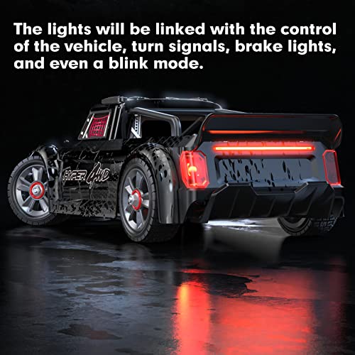 HYPER GO 14301 V3 1/14 RTR Brushless RC Drift Car with Gyro, Max 38 mph Fast RC Cars for Adults, 4WD All-Road Street Bash RC Truck, Electric Powered High Speed Drifting for Adult