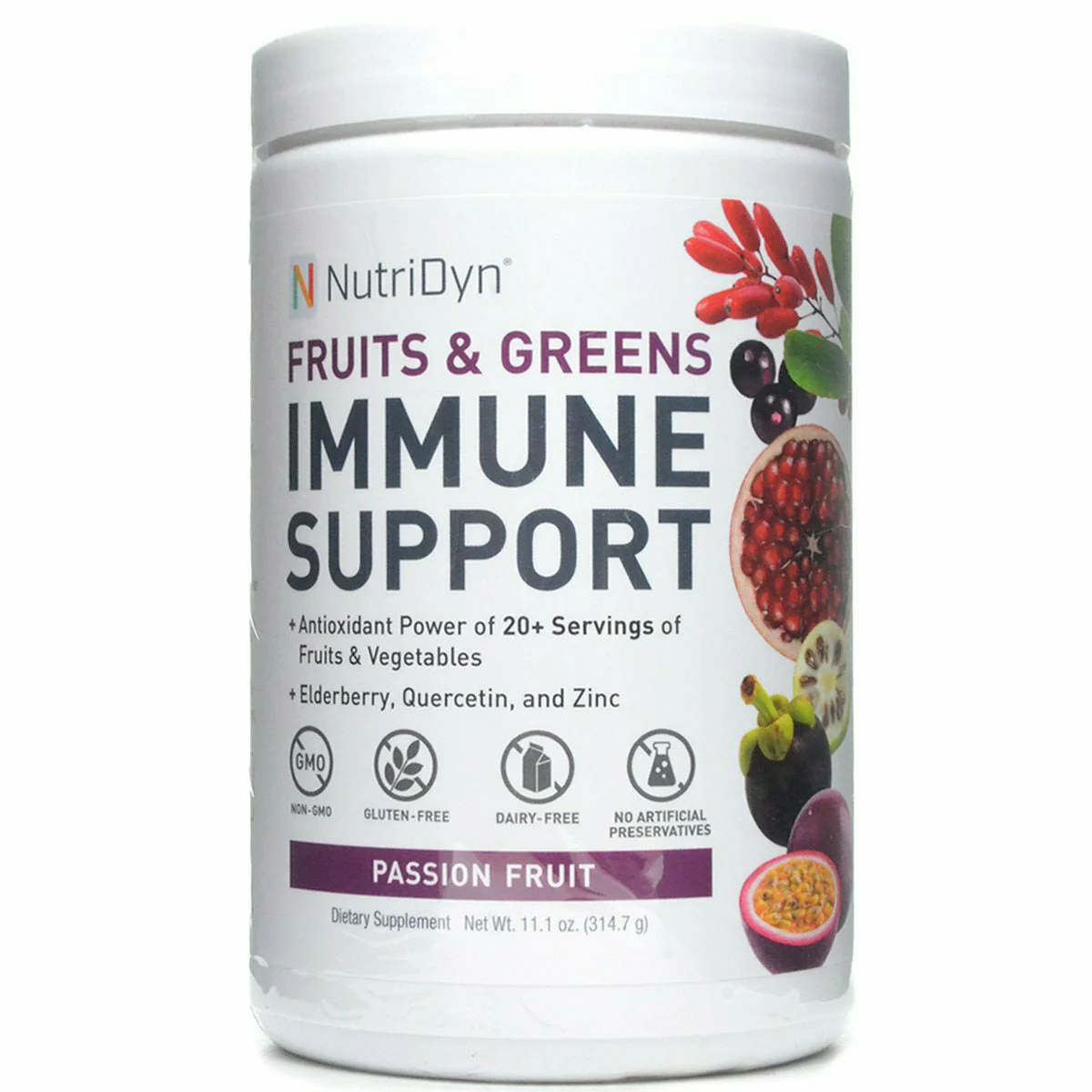Fruits & Greens Immune Support by Nutri-Dyn - Kansas Nuitrition - HNZSDS