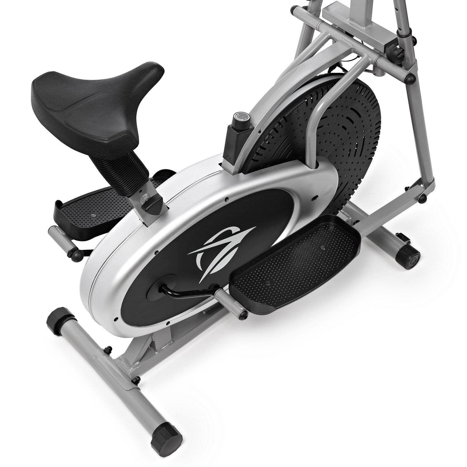 Plasma Fit Elliptical Machine Trainer 2 in 1 Exercise Bike Total Cardio Fitness Home