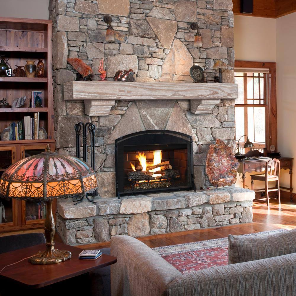 Pearl Mantels 412-72-09 The Shenandoah 72x22 Shelf or Mantel Shelf Farmhouse Distressed Finish