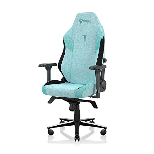 Secretlab Titan Evo Frost Blue Gaming Chair - Reclining, Ergonomic & Heavy Duty Computer Chair with 4D Armrests, Magnetic Head Pillow & Lumbar Support - Big and Tall Up to 395 lbs - Blue - Fabric