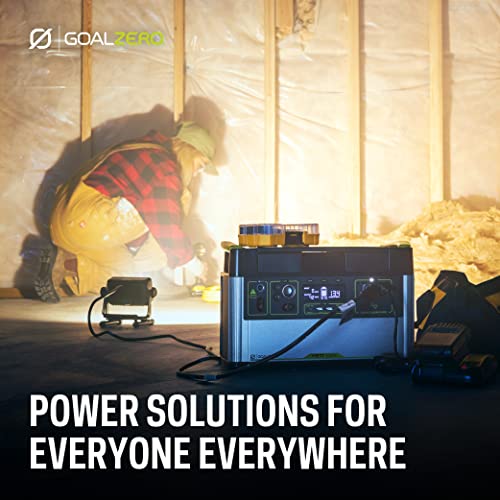 Goal Zero Yeti Portable Power Station - Yeti 1000X w/ 983 Watt Hours Battery Capacity, USB Ports & AC Inverter - Rechargeable Solar Generator for Camping, Travel, Outdoor Events, Off-Grid & Home Use