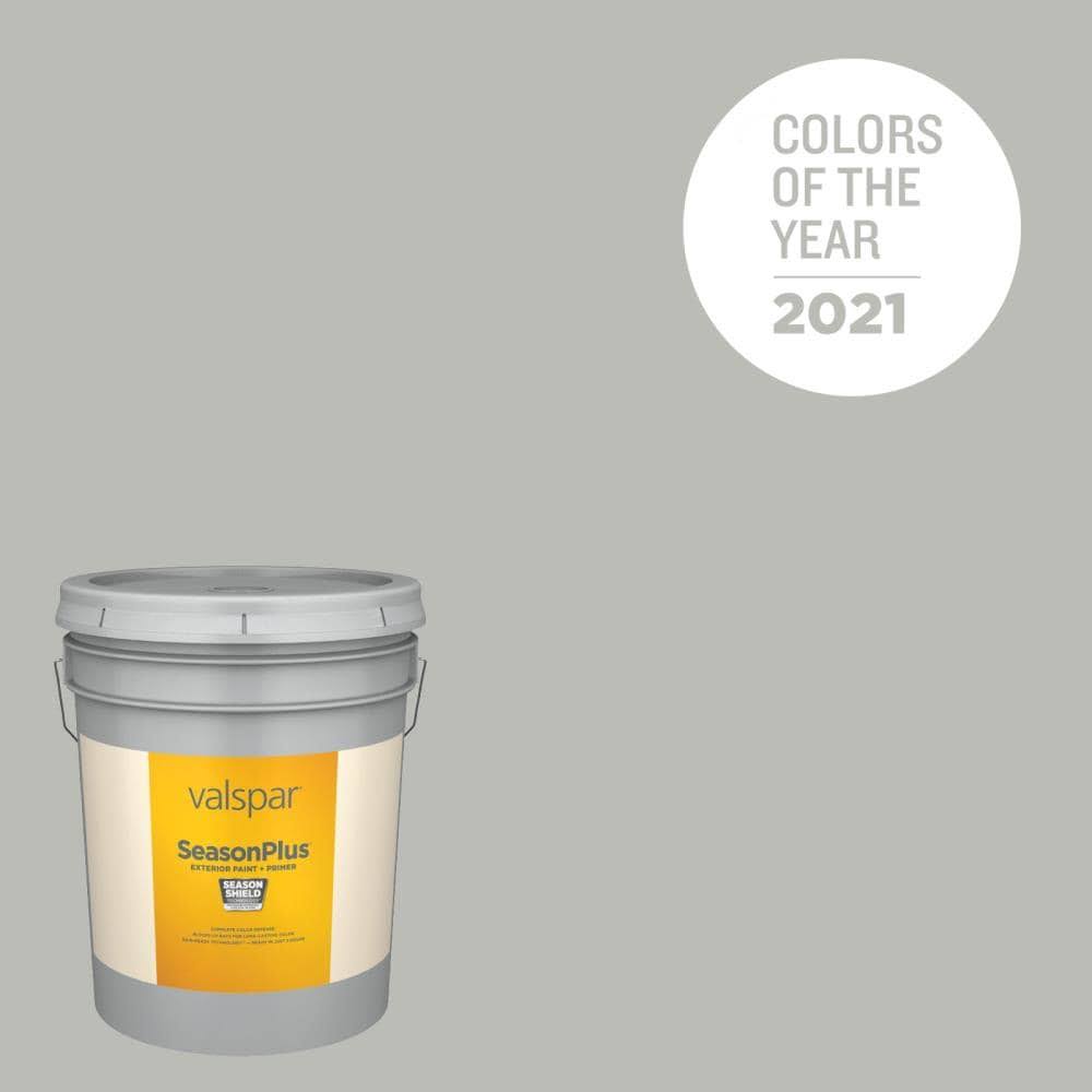 Valspar SeasonPlus Satin Granite Dust 5006-1c Exterior Paint (5-Gallon) | 5006-1C-636354