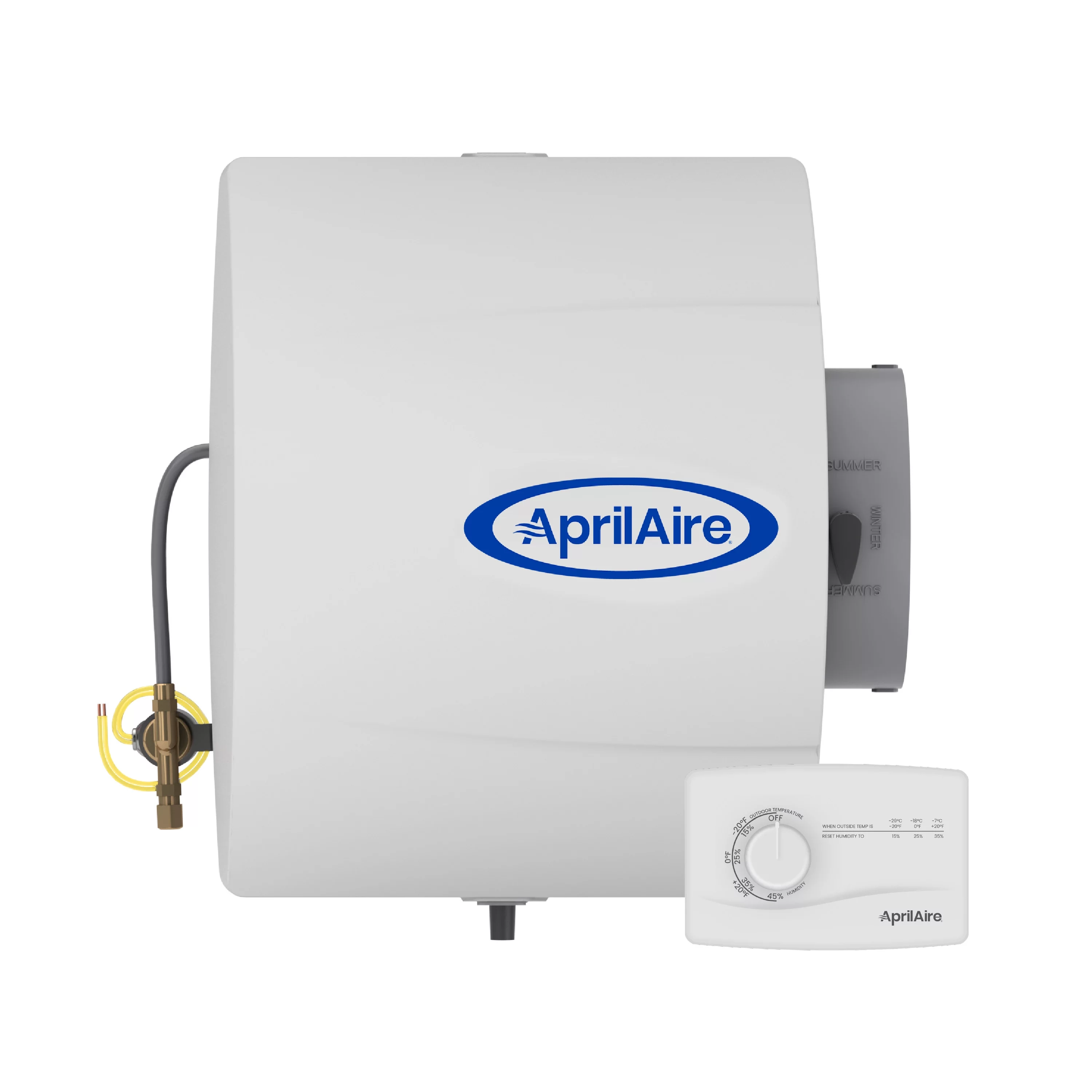 AprilAire 400M Whole-House Humidifier - Manual - Large Capacity Water Saver Furnace Humidifier for Homes up to 4,000 Sq. Ft.