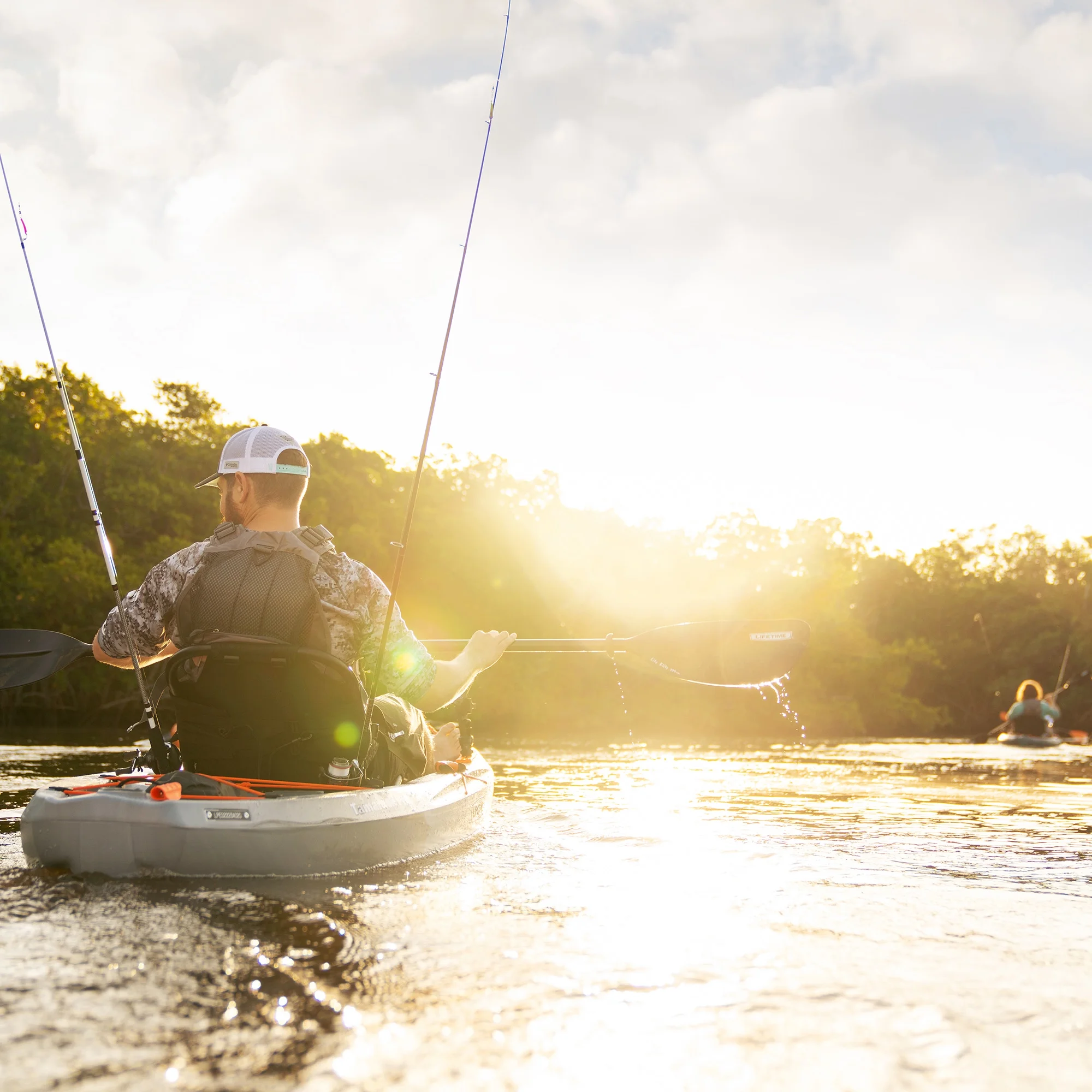 Lifetime Tamarack Pro 123 inch Sit-on-Top Kayak, Eclipse Fusion (91058)