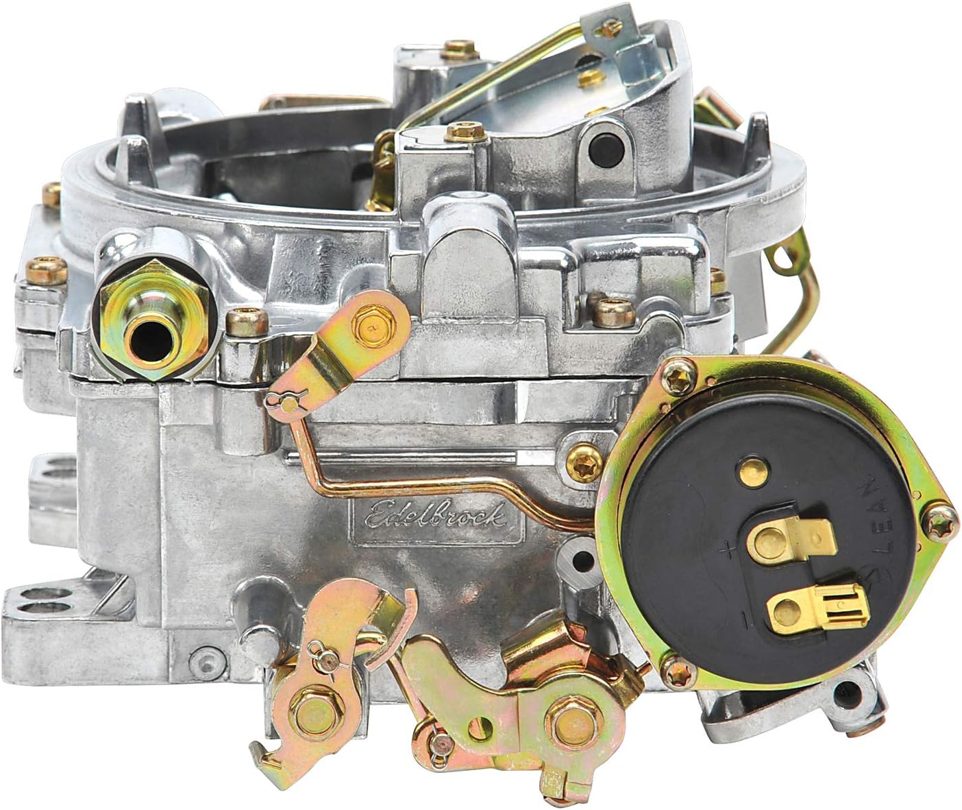 Edelbrock 1406 Performer 600 CFM Square Bore 4-Barrel Air Valve Secondary Electric Choke Carburetor