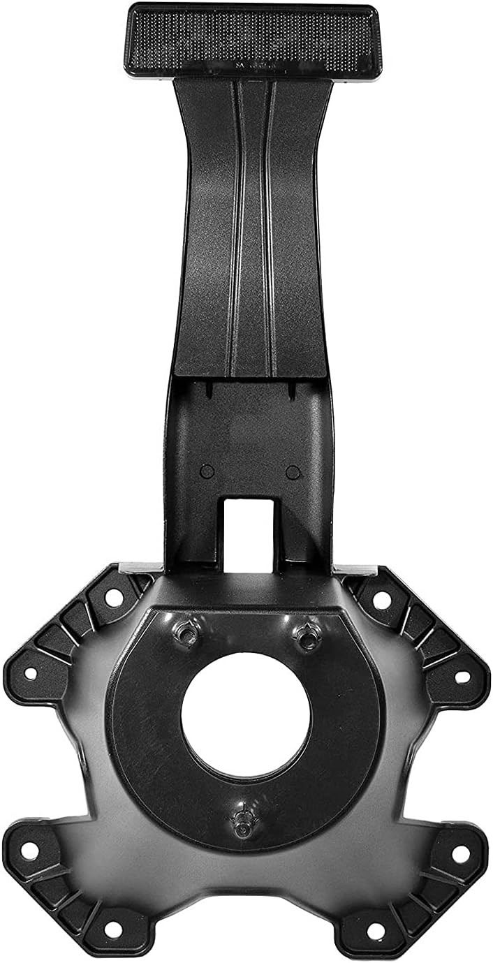 Spare Tire Holder Mounting Bracket Tire Carrier Rack With 3rd Third Center High Mount Brake Light Without Line Compatible With 2018 Jeep Wrangler JK Unlimited 2007-2017 Wrangler Replace 55397217AJ