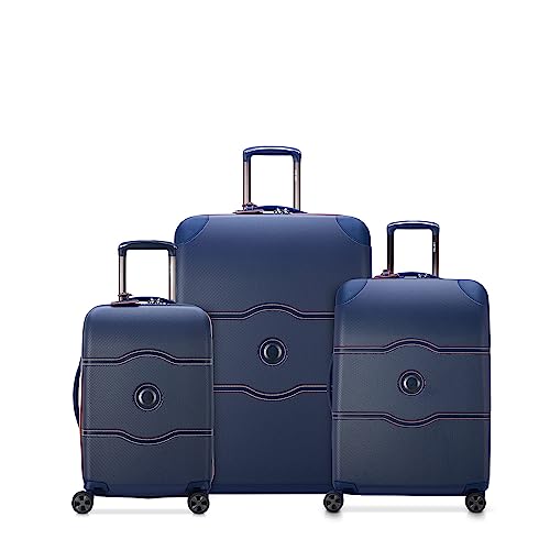 DELSEY PARIS Chatelet Air 2.0 Hardside Luggage with Spinner Wheels, Angora, Checked-Large 28 Inch