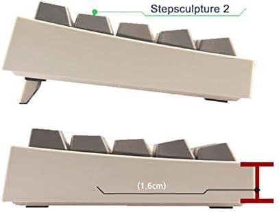 Leopold FC660C Electrostatic Capacitive Topre Switch Computer Keyboard Dye-Sublimated PBT For Laptop & Desktop, White