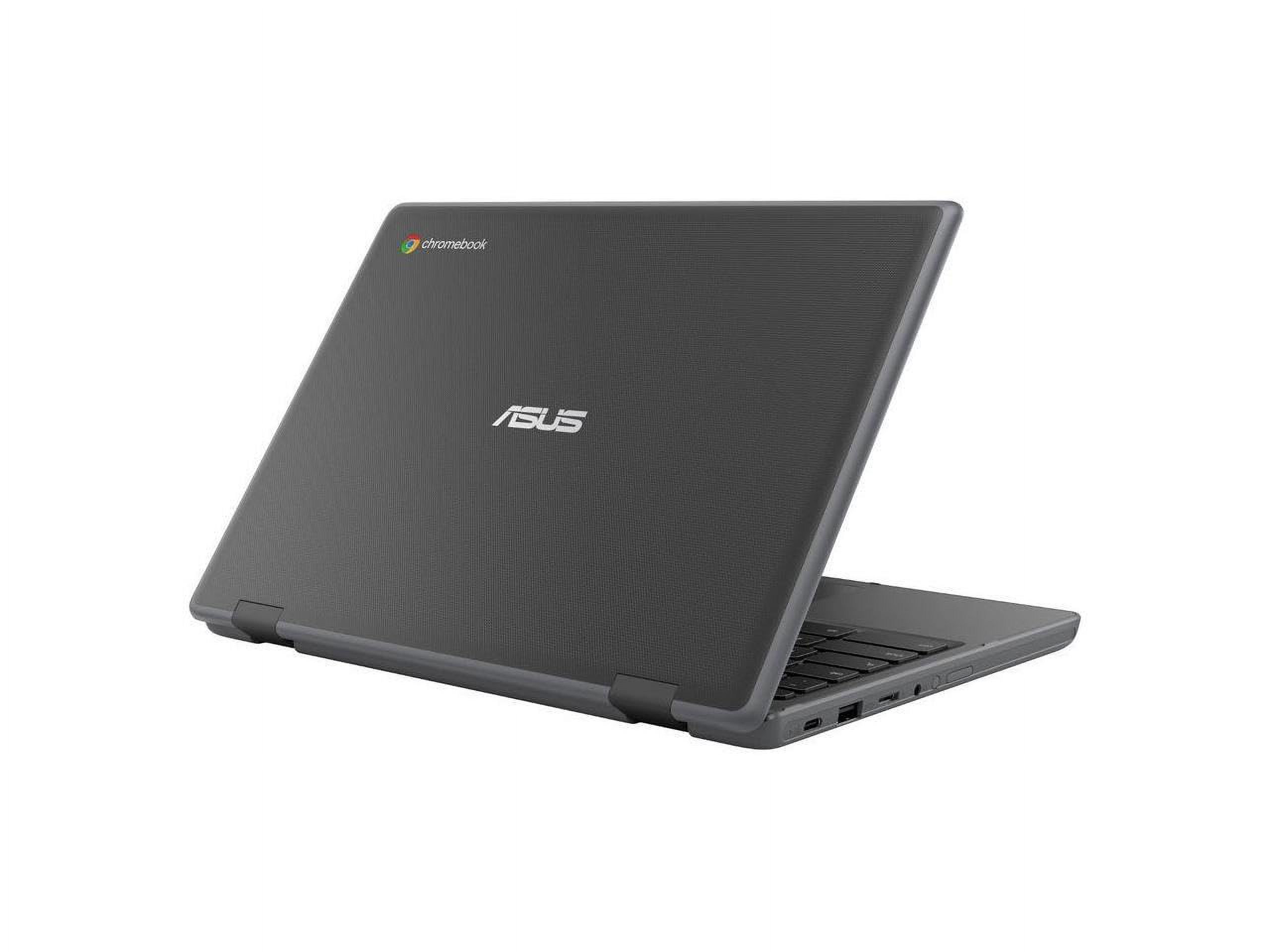 Asus Chromebook 11.6'' LCD HD Rugged Intel Celeron N5100,8GB RAM, 32GB eMMC, UHD Graphics, 1.1 GHz,Chrome OS, Webcam, Bluetooth, Wi-Fi 6,Dark Gray, with Accessories