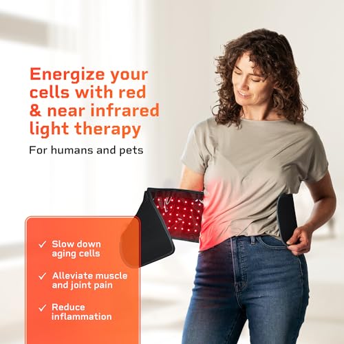 Lifepro Red Light Therapy Belt - Near Infrared Light Therapy & Red Light Therapy for Body, Relaxing Muscle, Inflammation, Improve Circulation - Infrared Therapy or Infrared Light Therapy Device