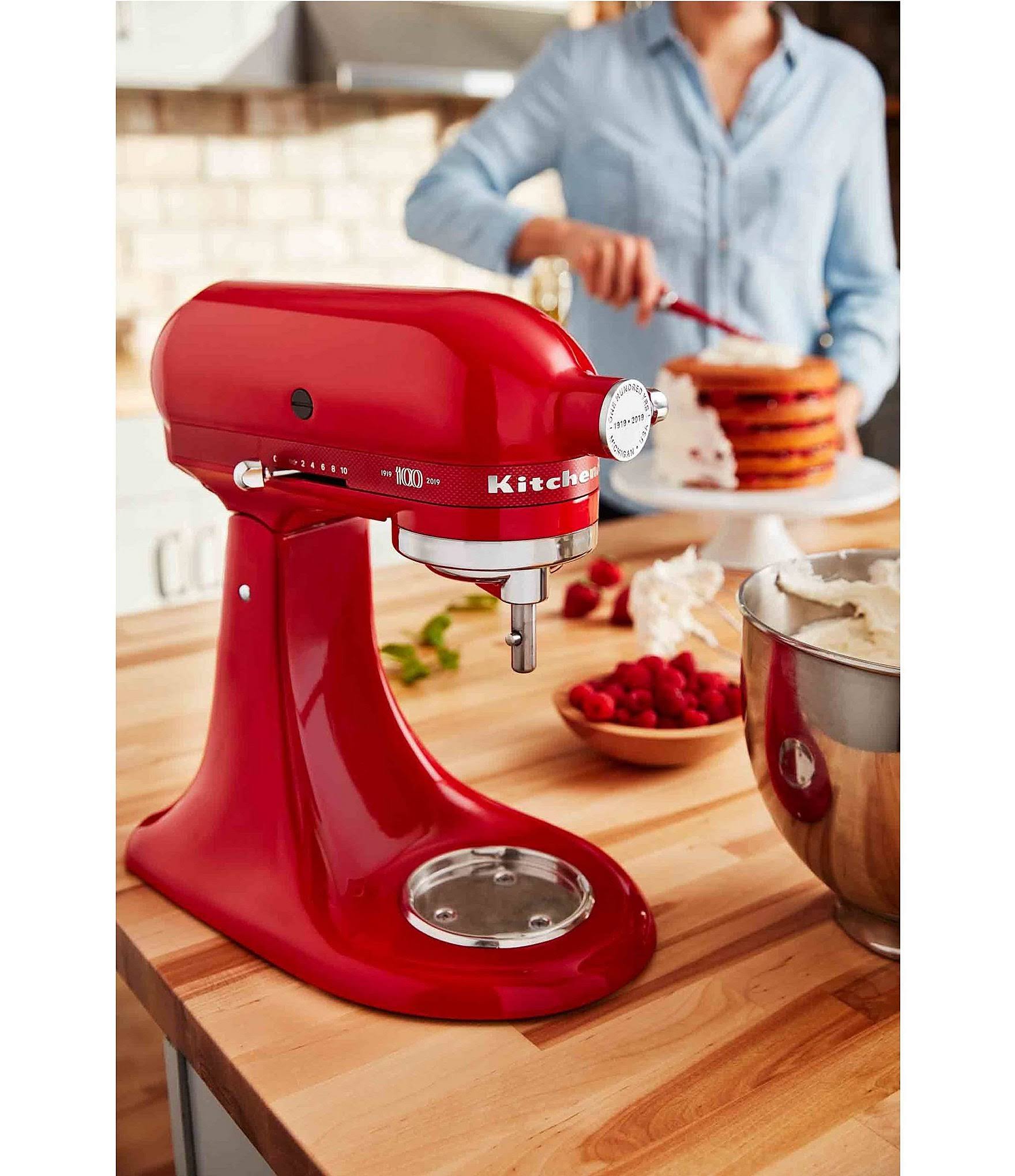 KitchenAid 100 Year Limited Edition Queen of Hearts KSM180QHSD 5-Quart Mixer - Passion Red - 325W