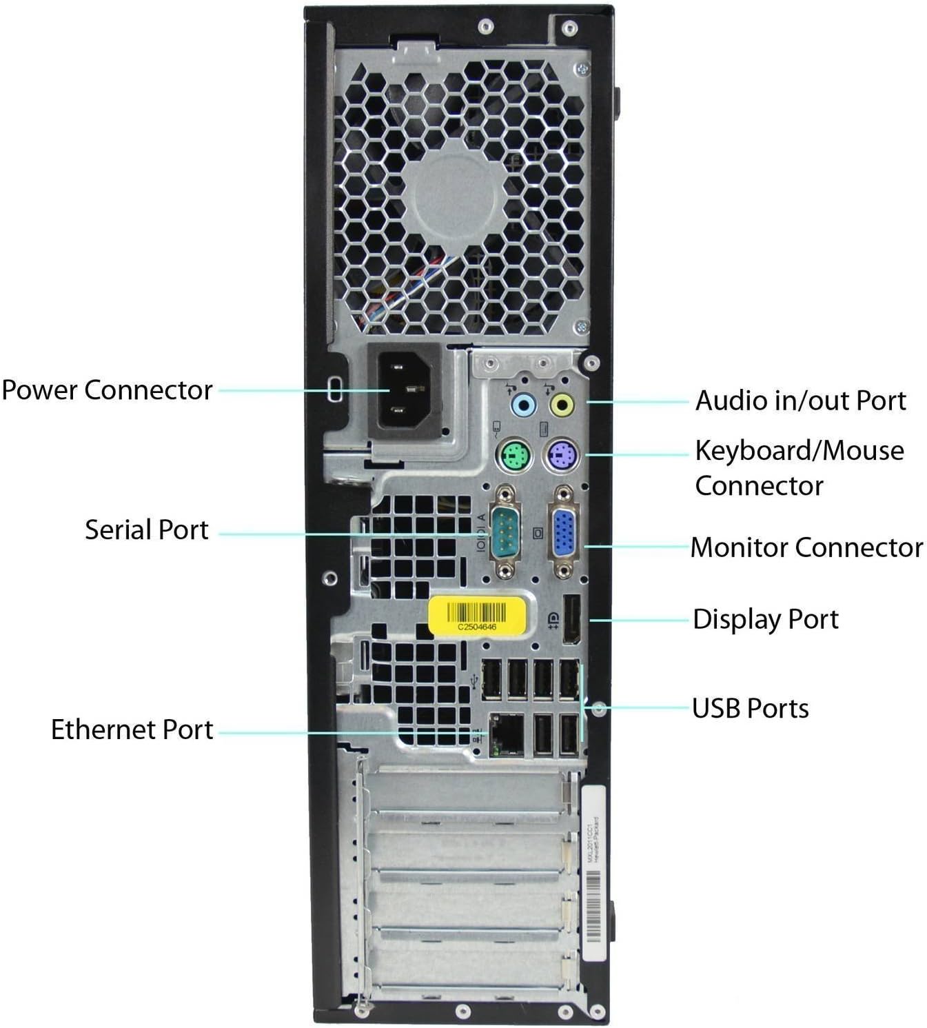 HP 8300 Elite Small Form Factor Desktop Computer (Intel Core i5-3470 3.2GHz Quad-Core, 8GB RAM, 500GB SATA, Windows 10 Pro 64-Bit) (Renewed)