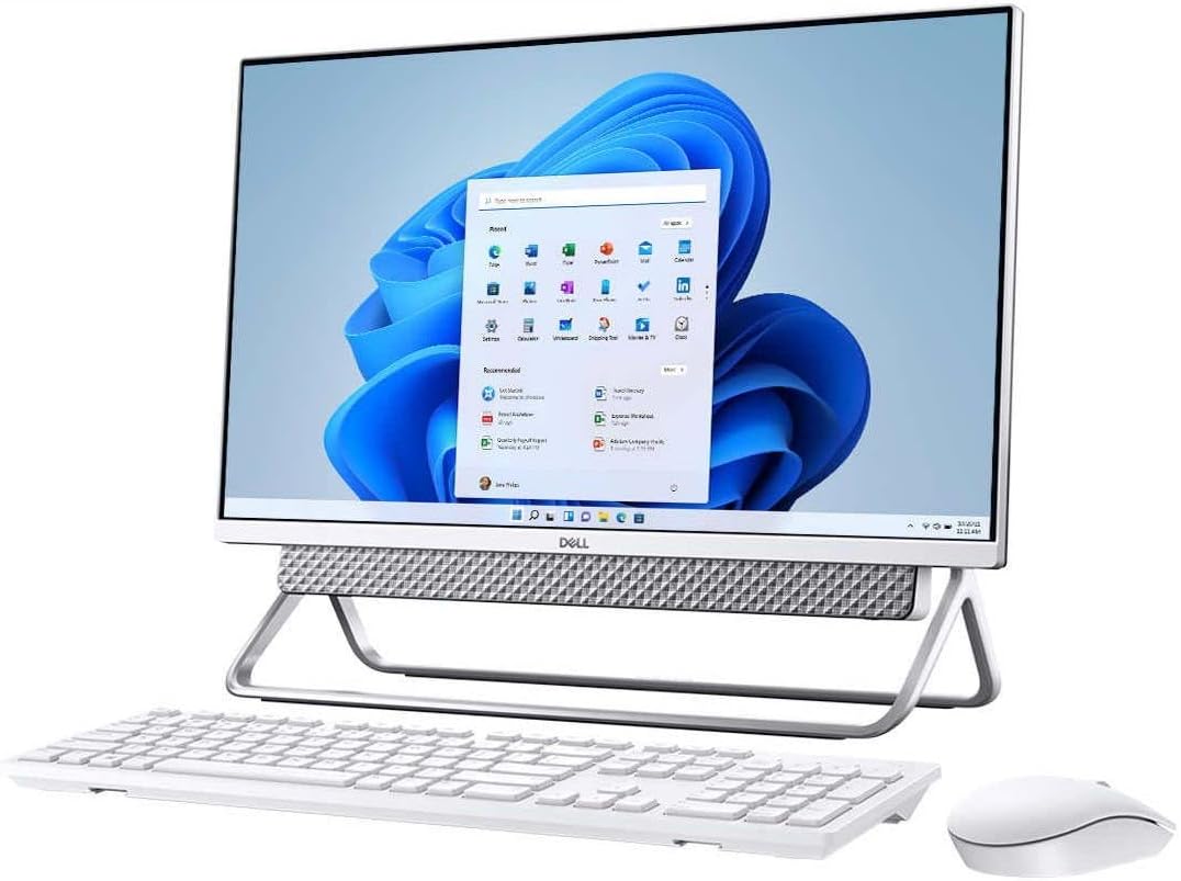 Dell 2023 Newest Inspiron 5400 24" FHD(1920x1080) Touchscreen All-in-One Desktop | 11th Gen Intel 4-Core i5-1135G7 Processor | WiFi 6E | Bluetooth | USB-C | 12GB DDR4 256GB SSD+1TB HDD | Win11 Home