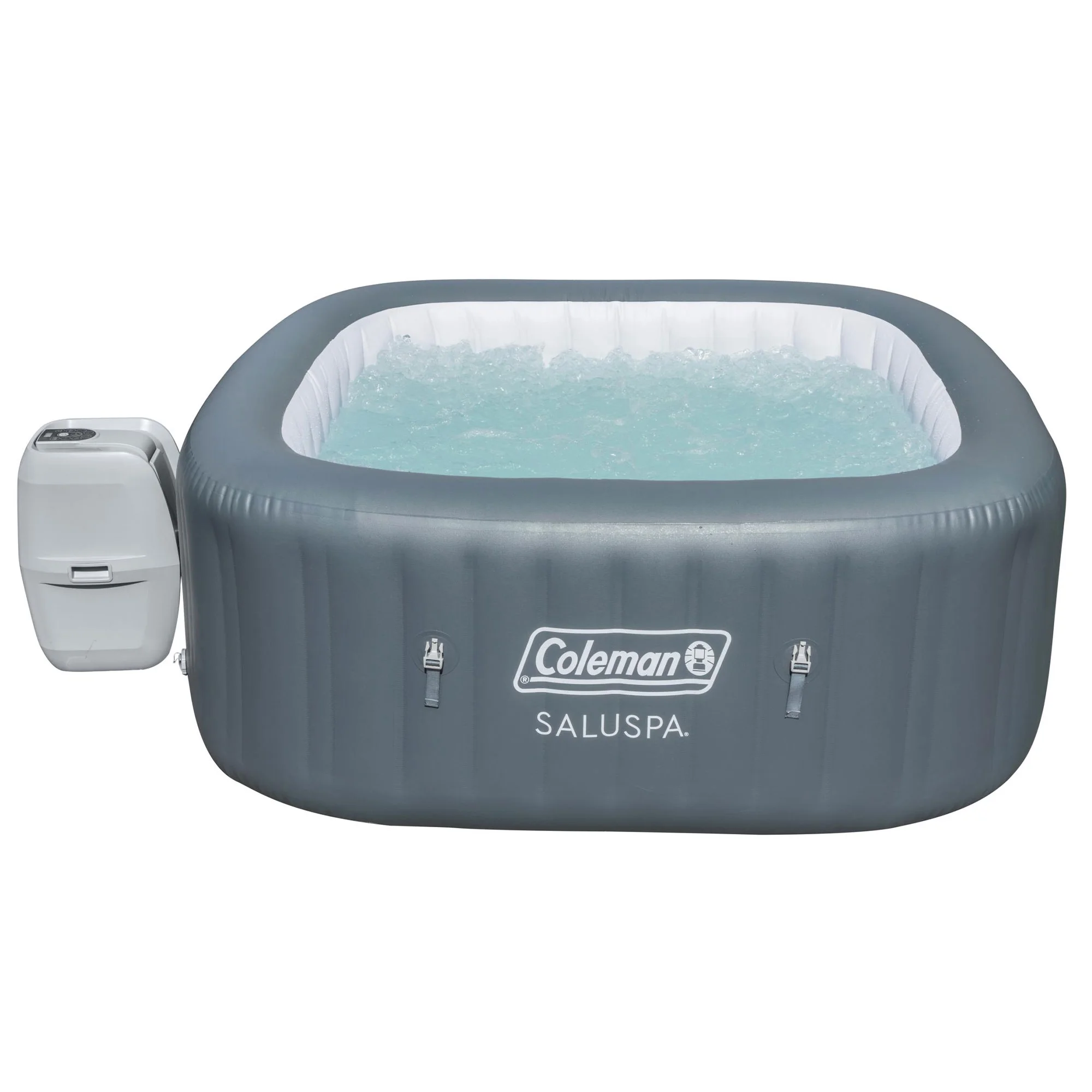 Coleman SaluSpa 6 Person Inflatable Hot Tub w/EnergySenseDuraPlus Spa Cover