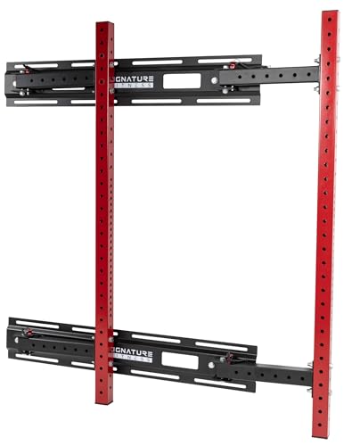 Power Rack Squat Stand, 1000 Pound Capacity 3“ x 3” for Home & Garage Gym with J-Hooks, Multiple Styles