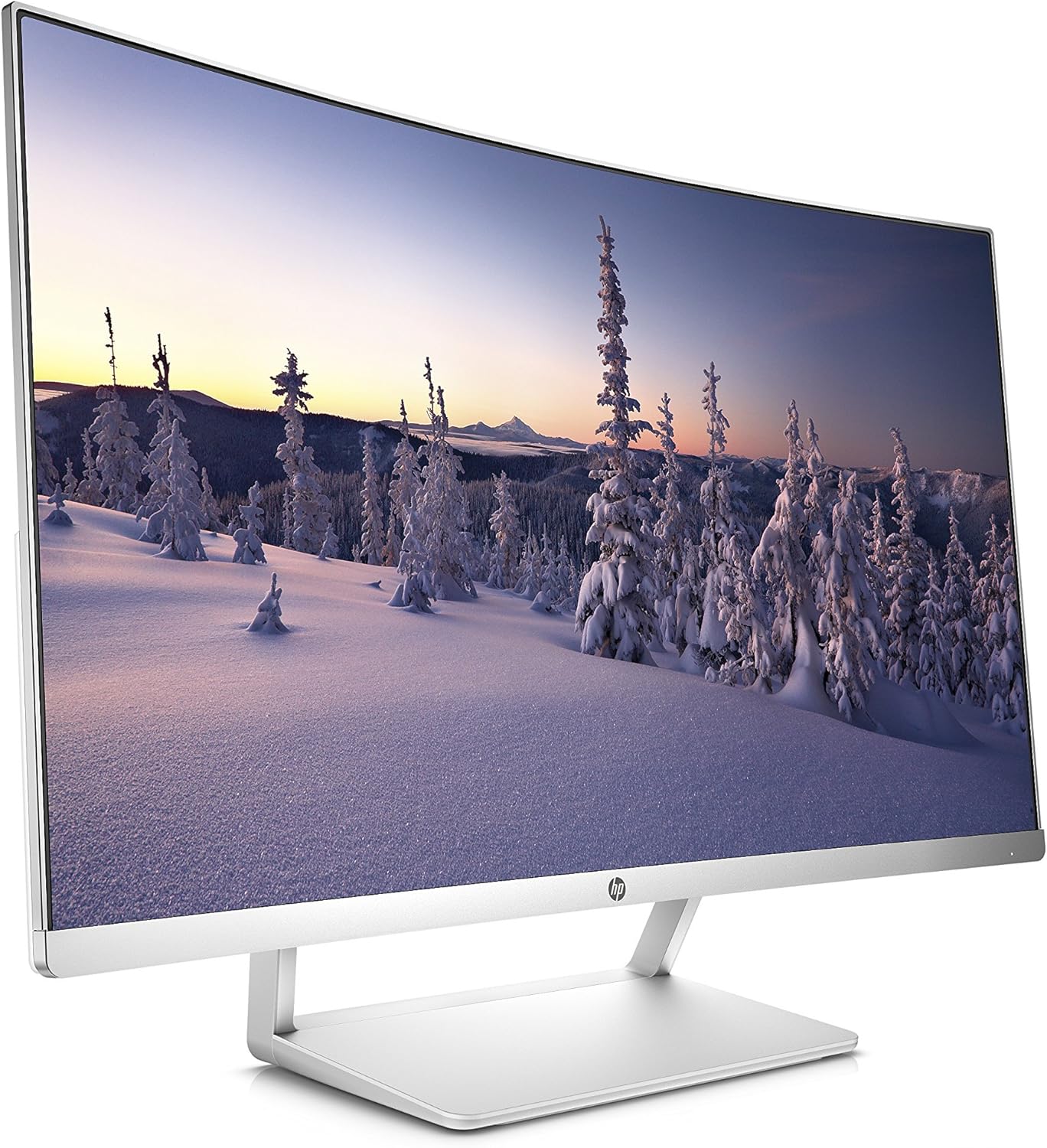 HP 27in Curved HP27SC1 LCD WLED Monitor - Silver (Renewed)