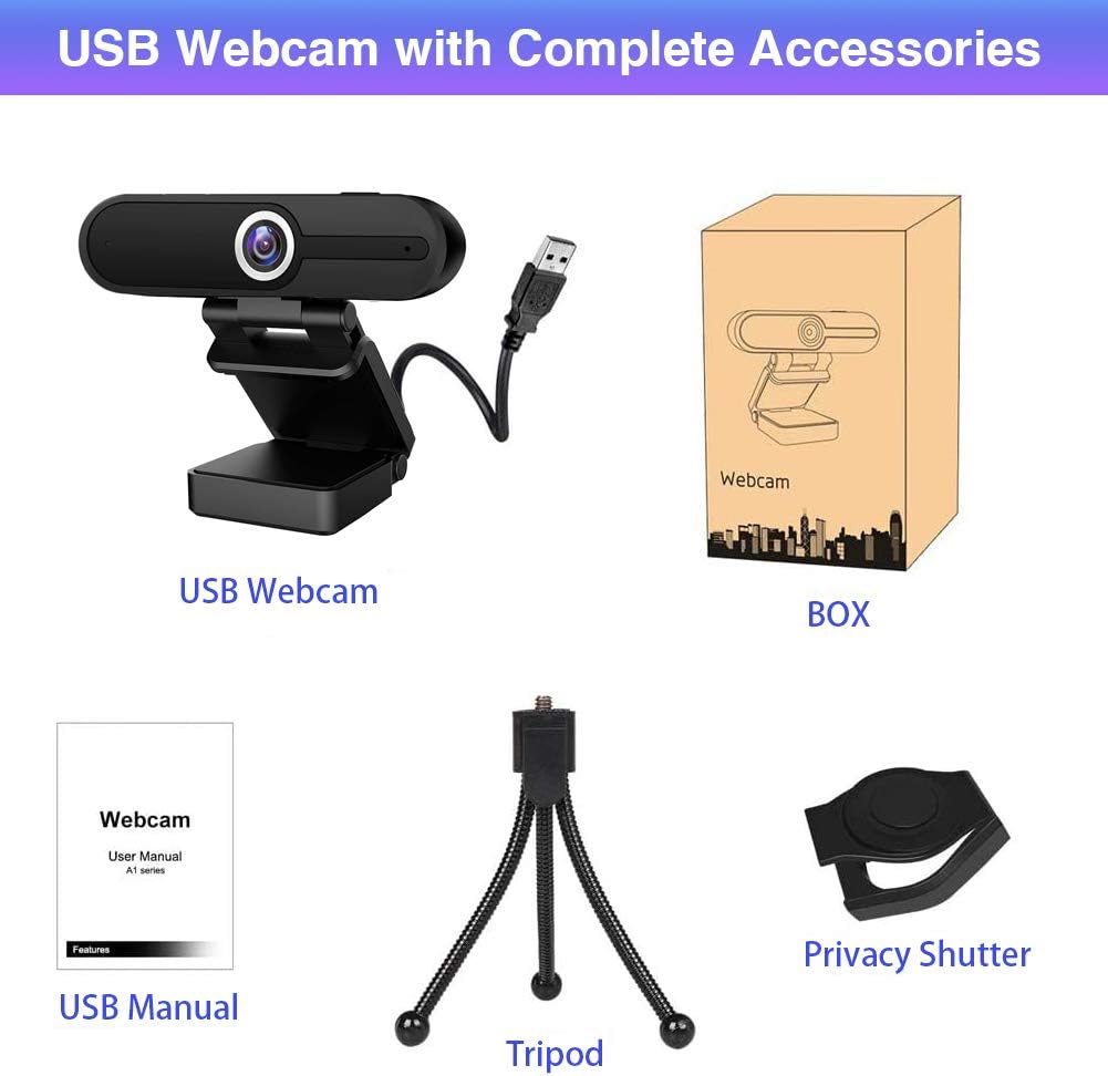 4K Webcam with Microphone,8 Megapixel Web Cam,Ultra HD Web Camera for Computers,Webcam for Laptop Desktop,USB Webcam with Privacy Cover,Pro Streaming Webcam for Video Calling