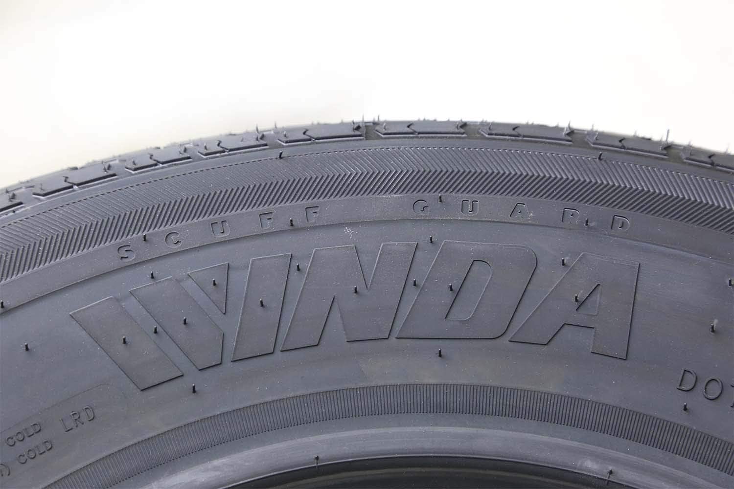 4 New Premium Trailer Tires ST 205 75R15 205 75 15 8-Ply Load Range D Steel Belted Radial w/Scuff Guard