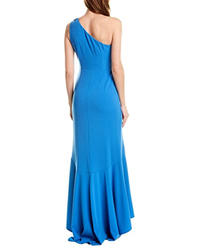 Adrianna Papell Women's One Shoulder Crepe Gown