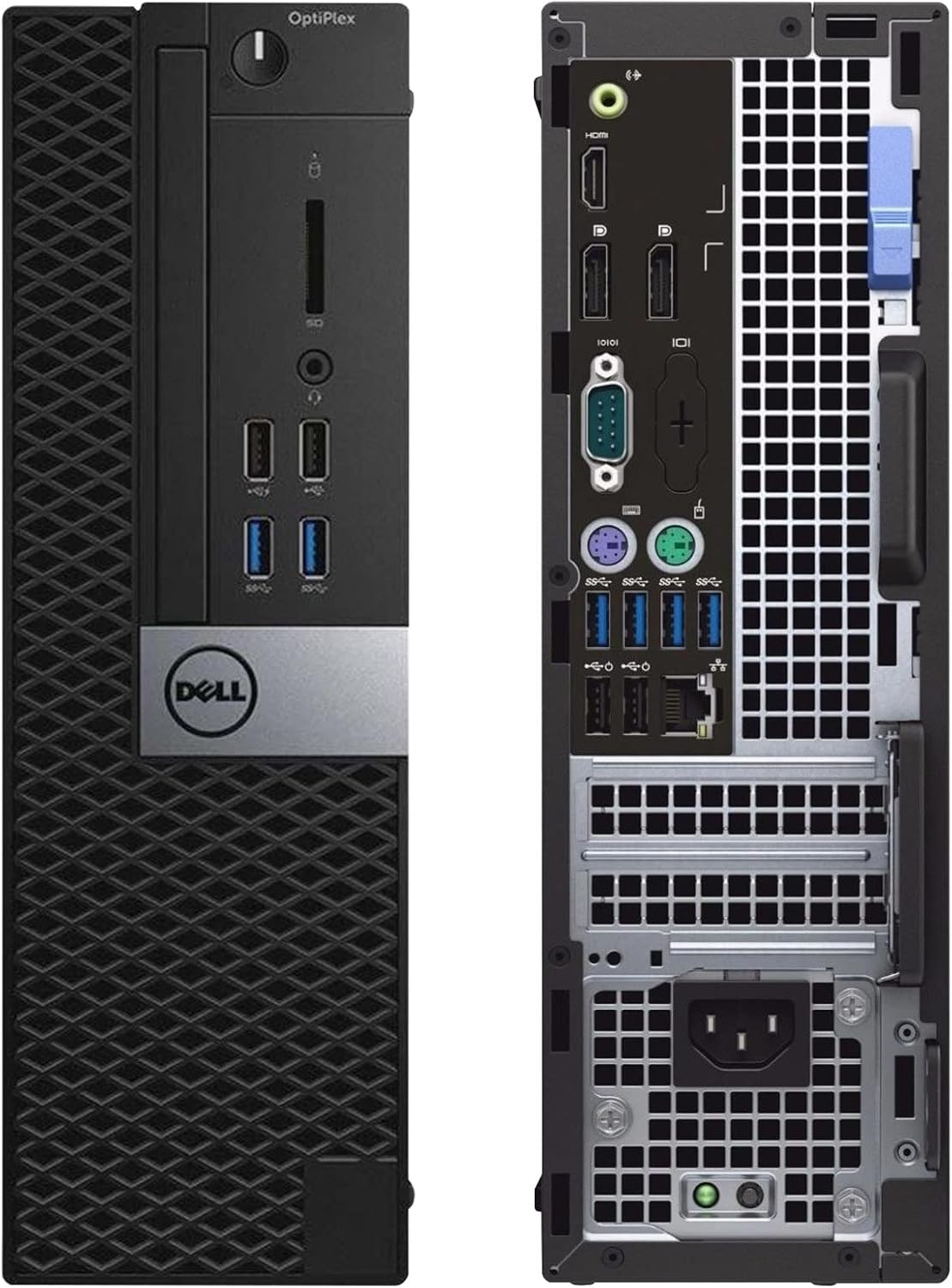 Dell OptiPlex 7040 Computer Desktop PC | Core 6th Gen Up to 4.0GHz Processor | 16GB RAM 1TB(1000GB) SSD | Keyboard & Mouse, WiFi | Bluetooth, HDMI | New 24 Inch Monitor | Win 10 Pro (Renewed)