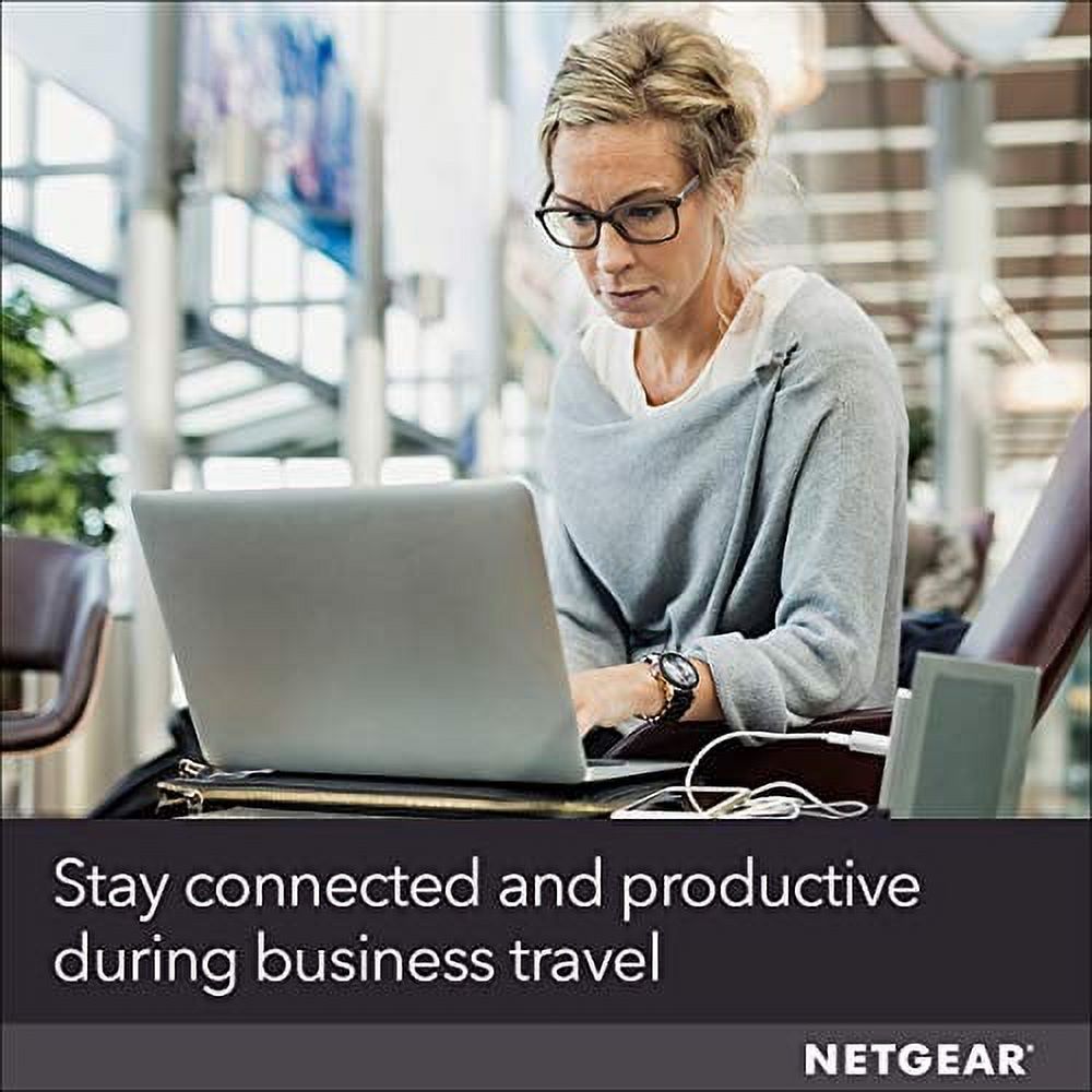 NETGEAR Mobile Wi-Fi Hotspot, 4G LTE Router AC797-100NAS, 400Mbps Download Speed, Connect Up to 15 Devices, Create a WLAN Anywhere, GSM Unlocked