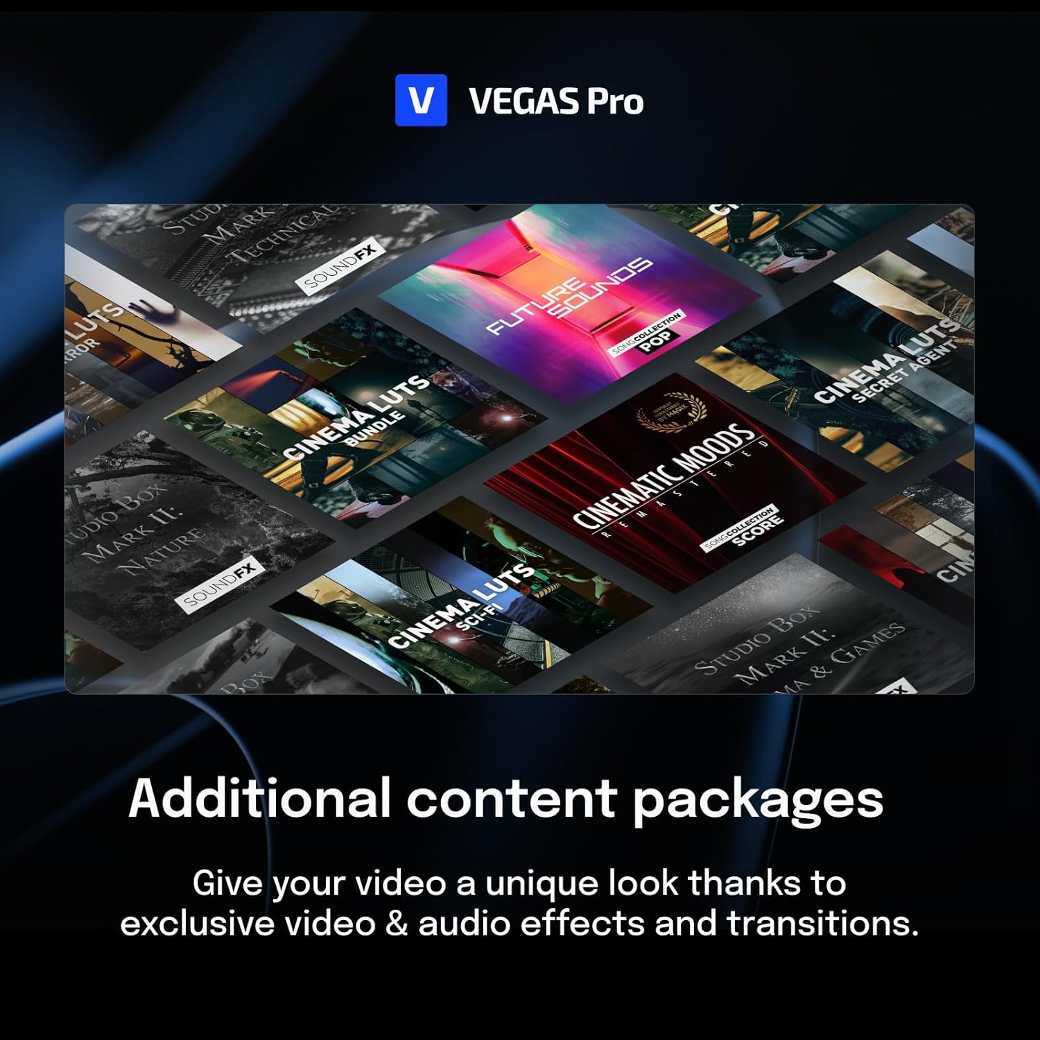 VEGAS Pro Suite 22 - All-in-one suite for video, audio and post-production | video editing software | video cutting software | video editor | Windows 10/11 PC | 1 license