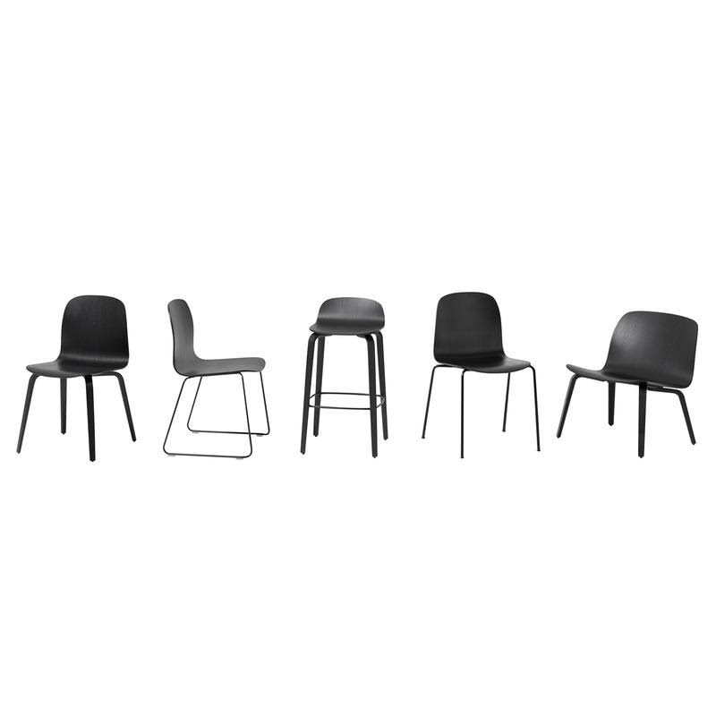 Muuto Visu Chair - Wood Base - Oak / White