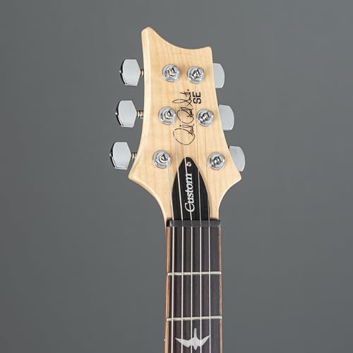 PRS Guitars 6 String SE Custom 24-08 Electric Guitar, Blood Orange with Gig Bag, Right, (107994::BR:)
