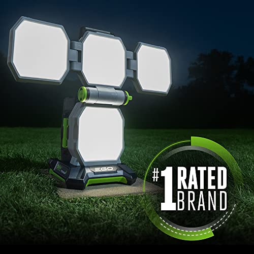 EGO LT1000 56-Volt Lithium-ion Cordless Portable Area Light with Opaque Diffuser, 5 Brightness Settings, Up to 10,000 Lumens, Battery and Charger not Included, Gray