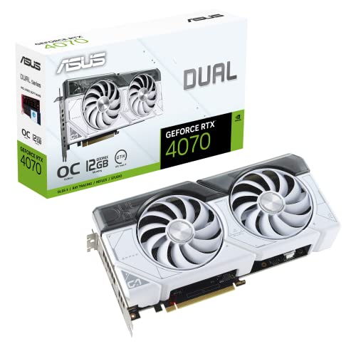 ASUS TUF Gaming NVIDIA GeForce RTX™ 4070 OC Edition Gaming Graphics Card (PCIe 4.0, 12GB GDDR6X, HDMI 2.1, DisplayPort 1.4a)