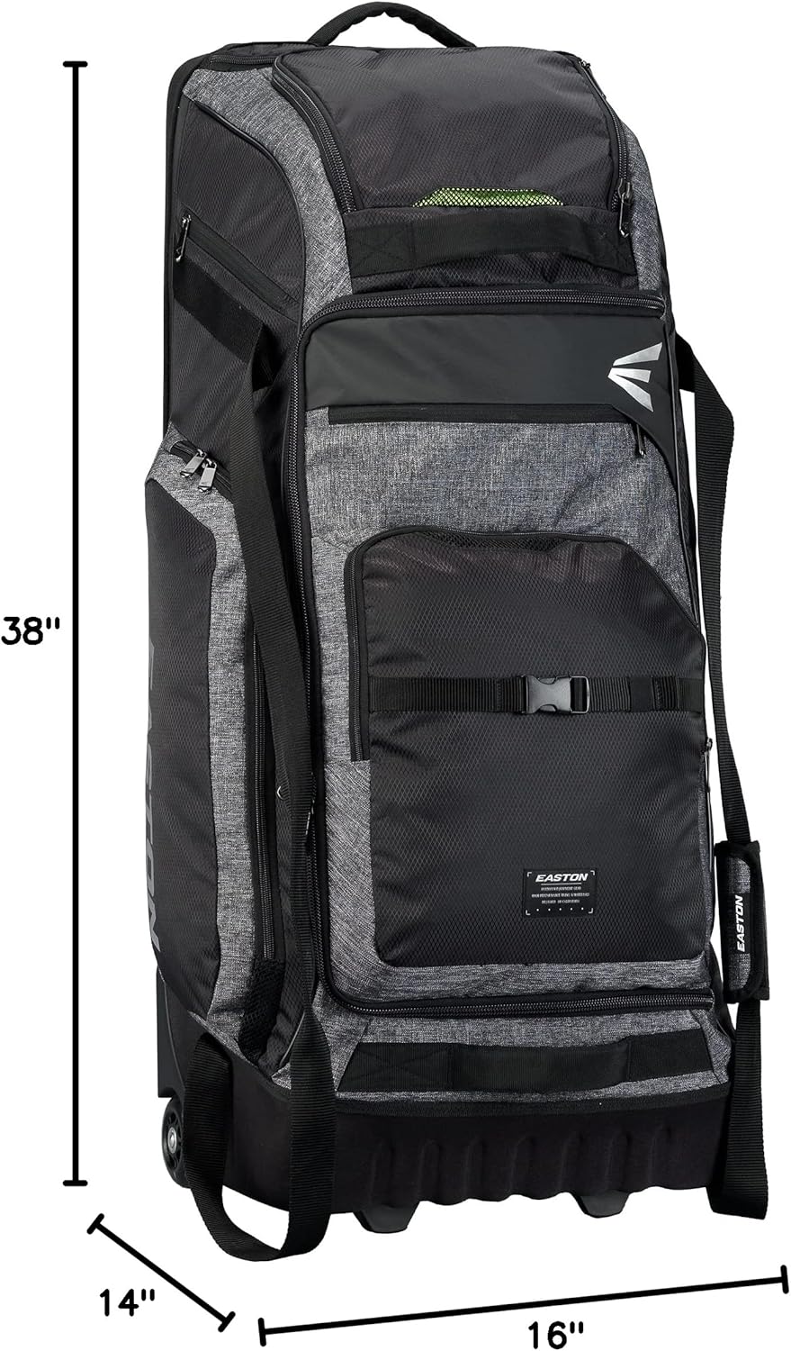 Easton | TANK PRO Wheeled Equipment Bag | Baseball/Softball | Black