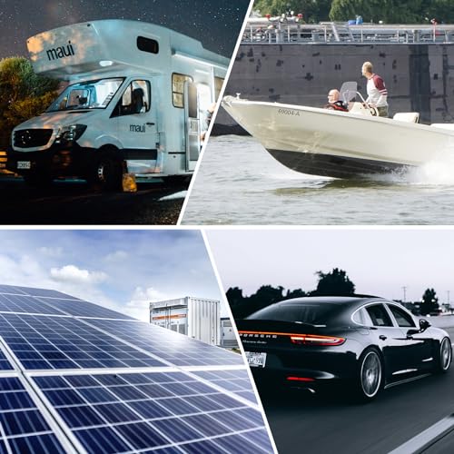 WEIZE 12V 105AH Dual Purpose LiFePO4 Lithium Battery, 1000CCA Group 31 Group 27 GC2 Starter Battery Plus Deep Cycle Performance, Built-in Smart BMS, Perfect for Automotive, Trolling Motor, Marine, RV