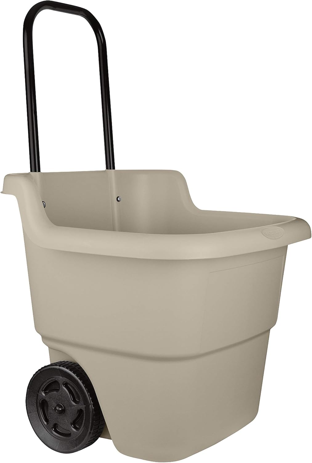 VEVOR 900 lb Steel Garden Cart Bundle with Suncast 15.5 Gallon Multi-Purpose Resin Cart