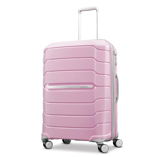 Samsonite Freeform 21-Inch Hardside Carry-On Luggage - Hardshell Carry-On Suitcase - TSA, Airline-Approved - Expandable Hard Shell, Smooth Rolling Spinner Wheels for Lightweight Travel - Navy