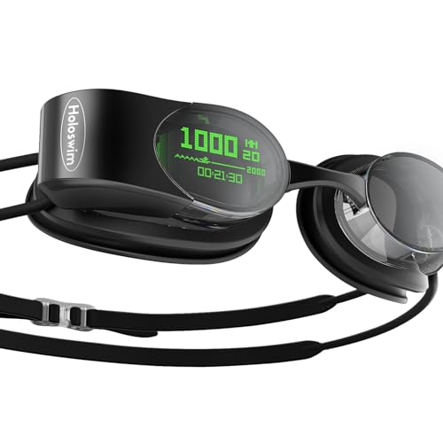 Holoswim 2s AR Smart Swim Goggles Anti-Fog Swimming Goggles Fitness Tracker That Shows Your Metrics